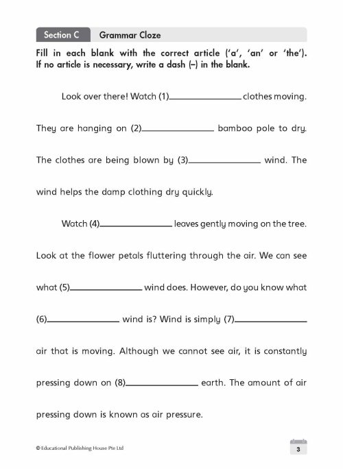 P3 English Weekly Revision