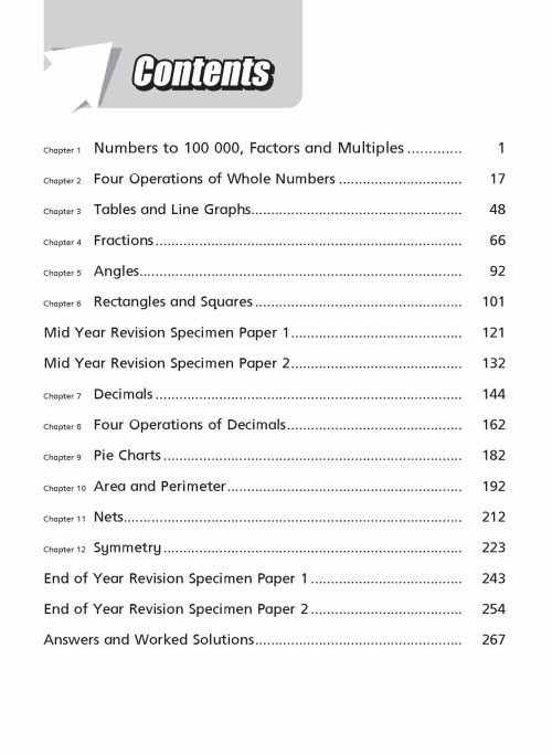 P4 Intensive Maths Drills