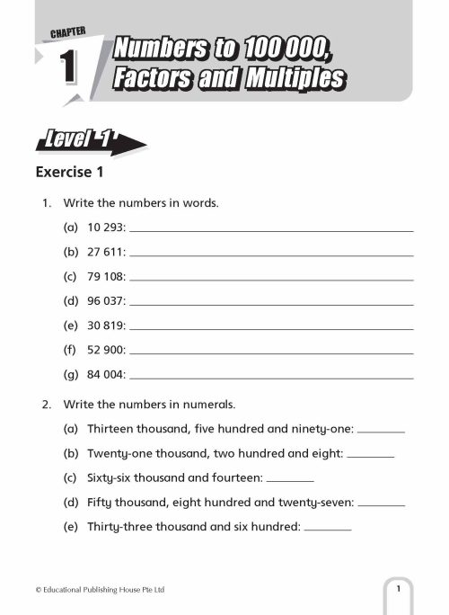 P4 Intensive Maths Drills