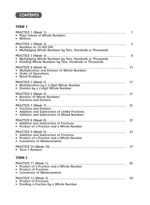 P5 Maths Weekly Revision