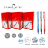 [4 pcs] Faber Castell Click X Ball Pen Click X5 0.5mm 1425 / Click X7 0.7mm 1422 Original Genuine Faber-Castell