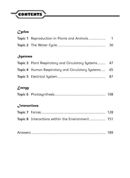 P5/6 Foundation Science Topical Practice Workbook