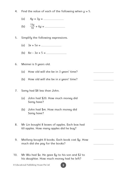 P6 Maths Weekly Revision_3 P6 Maths Weekly Revision