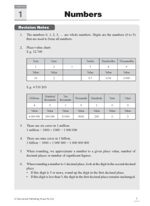 S1 Normal Technical (G1) Maths Topical Revision – Singapore Learning Mind